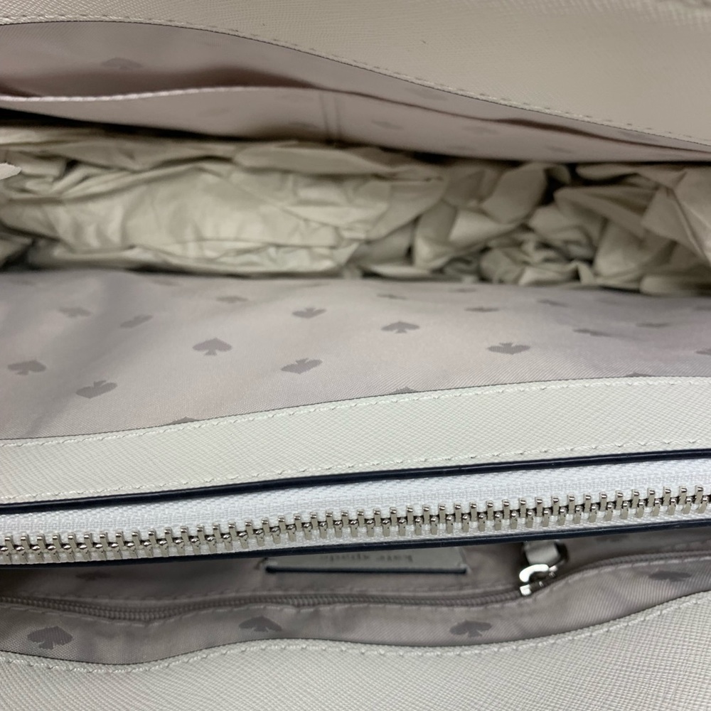 Kate spade Cameron laptop Tote Lavender White - Picture 6 of 8